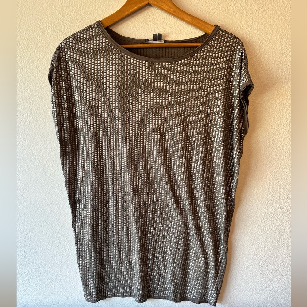 Vince Gray Studded Top Size Medium
